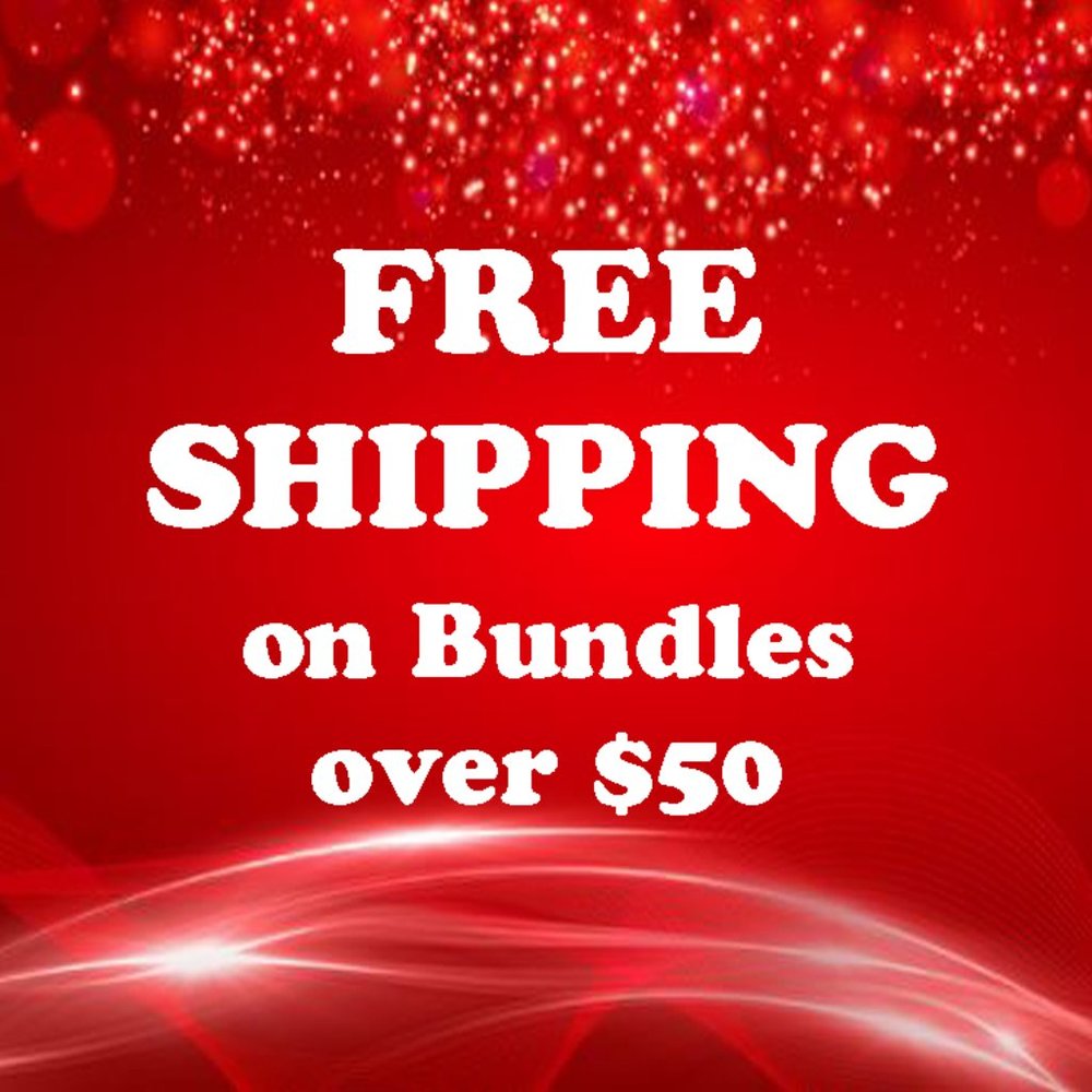 FREE SHIPPING on Bundles over $50